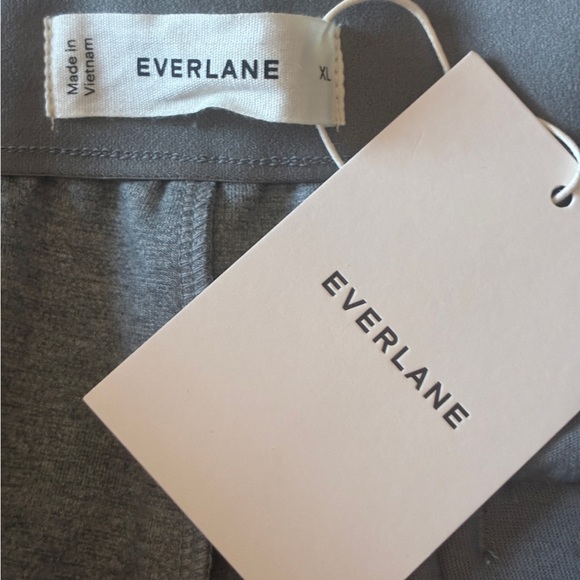 Everlane The Dream Pant Organic Cotton Blend Pull On Grey Size XL - Picture 11 of 15